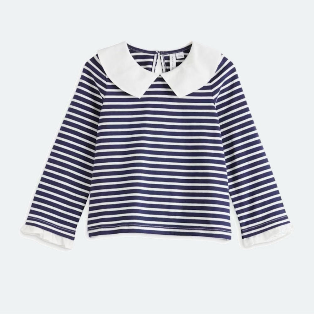 NWT Size 5 Janie and Jack Striped Collared Top Size 5